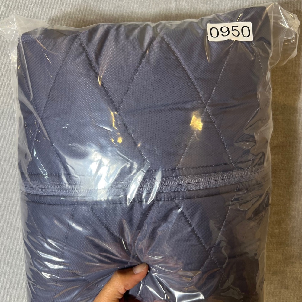 The North Face Mossbud Swirl Reversible Jacket Grey Quilted Fleece Womens Medium - Picture 6 of 6